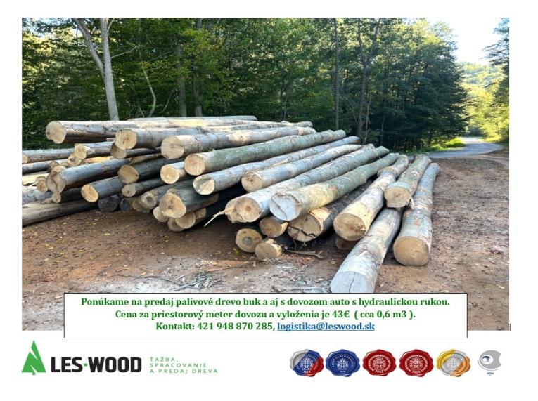 Predaj dreva LES WOOD