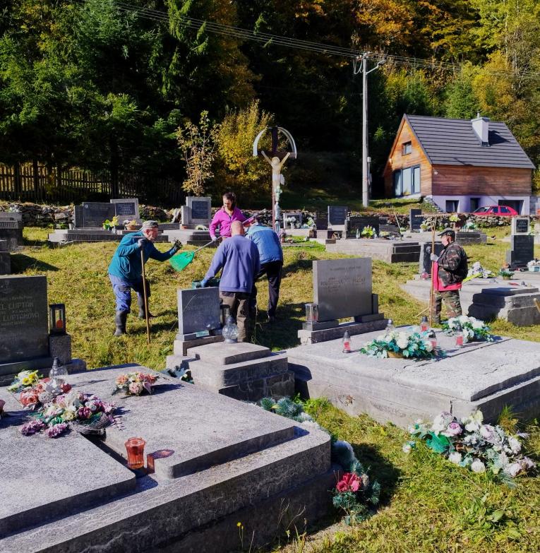 Údržba vzhľadu cintorína
